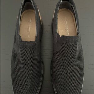 Mark Nason Men's Black Mesh Loafers